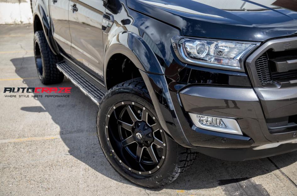 FORD RANGER MAVERICK GLOSS BLACK MILLED ACCENTS